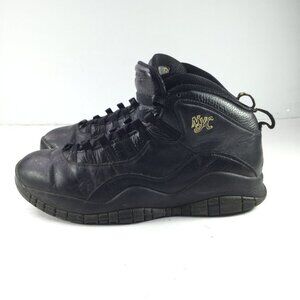 Jordan 10 Retro Sneakers Men Size 10 Black NYC New York City (2016) Leather